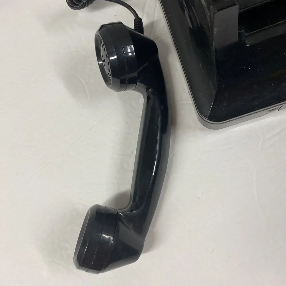 50's Style Classic Black Touch Tone Desk Phone from Polyconcept